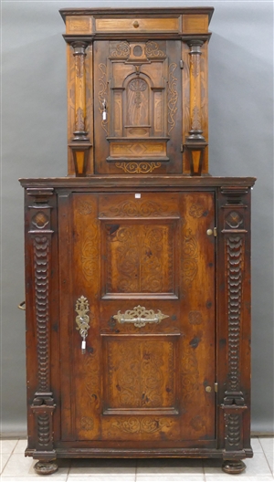 Paar Biedermeier Öl Lampen