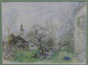 Jagdmalerei, 2. Hälfte 20. Jh.