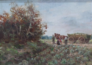 Romantische Landschaftsdarstellung 19. Jh.