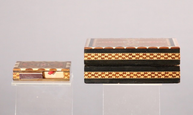 Paar Holzfiguren