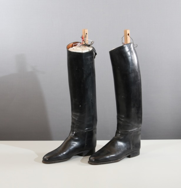 Paar Wehrmacht Offiziersstiefel