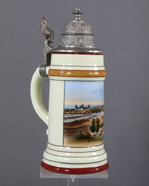 Porzellan Bierkrug 