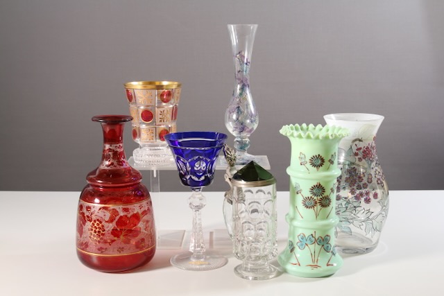 Diverses Glas Konvolut