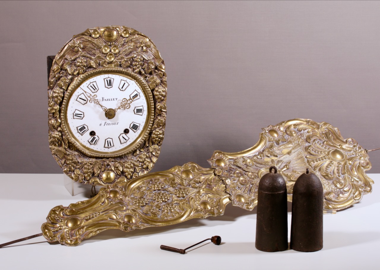 Comtoise Wanduhr, 19. Jh., 