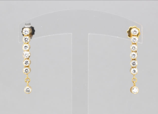Paar Ohrstecker mit Brillanten