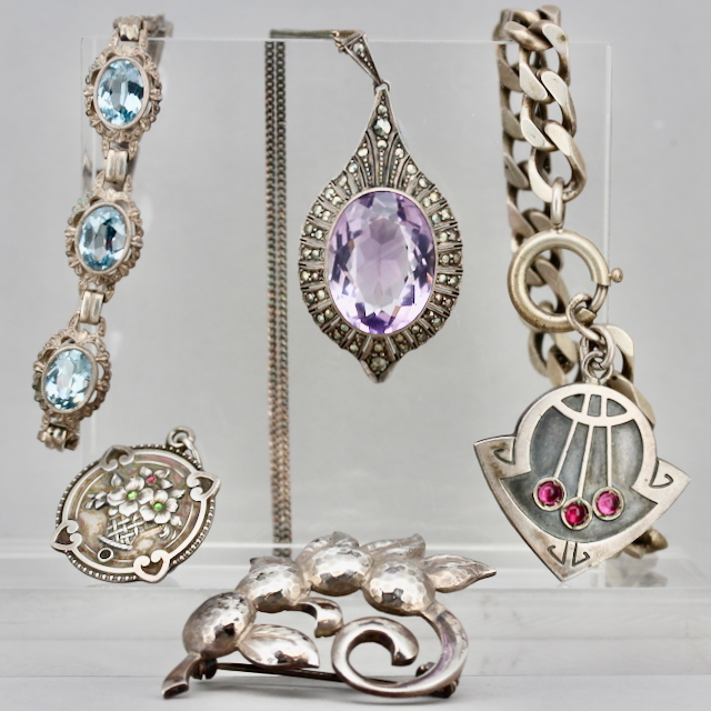 Konvolut Silberschmuck