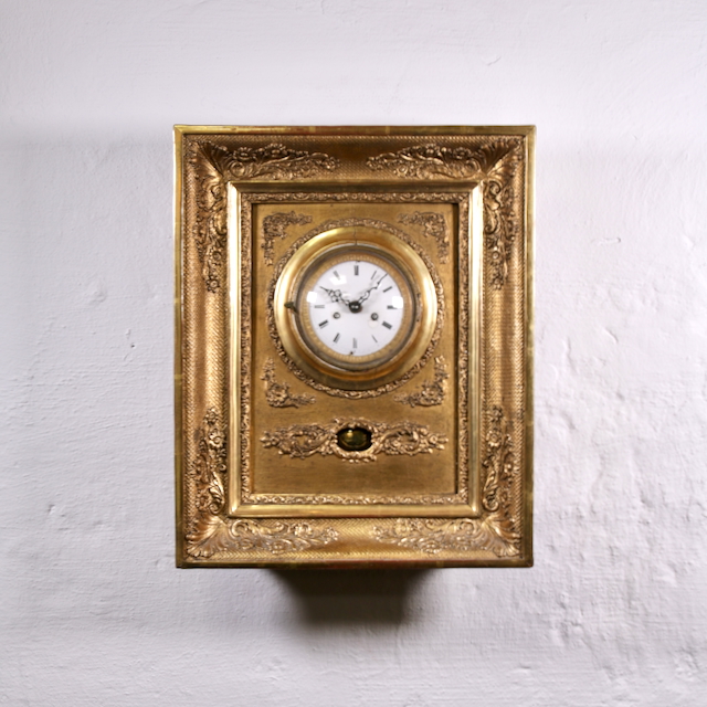 Wiener Rahmenuhr, 19. Jh., Junghans Quarzwerk