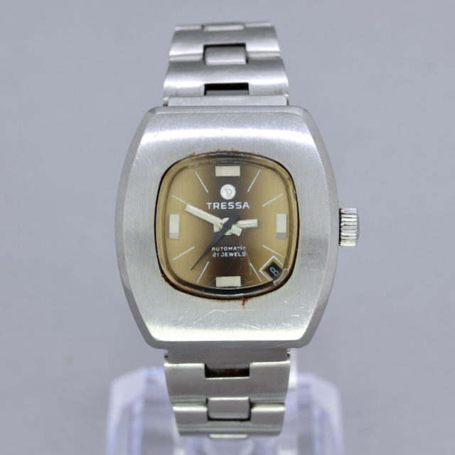 Tressa Armbanduhr, Stahl, Automatik