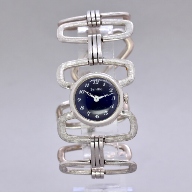 ZentRa  Damenarmbanduhr, 925er Silber, Handaufzug
