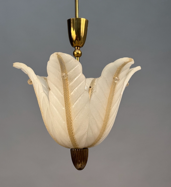 Murano Glas Hängeleuchte, um 1920
