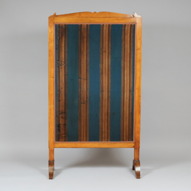 Paravent, wohl 19. Jh., Biedermeier, Nussbaum