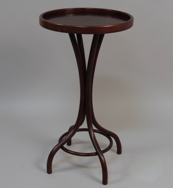 Beistelltisch, THONET, Mahagoni, hochbeinig