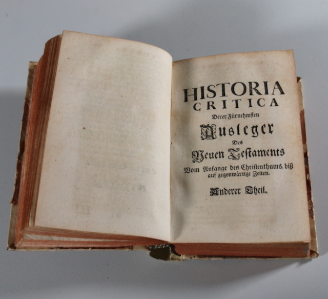 Richardi Simoni, Buch „Historia Critica“