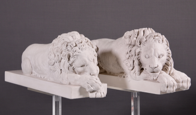 Paar Löwen nach Antonio Canova (1757-1822)