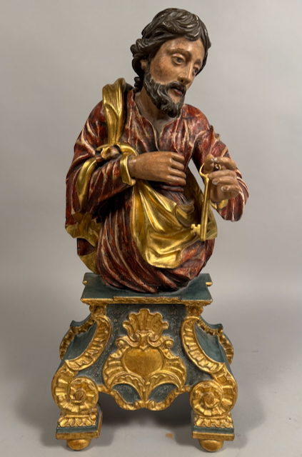 Holzfigur wohl süddeutsch 19. Jh.