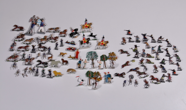 Konvolut Zinnfiguren Anfang 20. Jh.