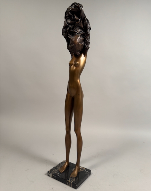 Bronzefigur von Bruno Bruni (geb. 1935 in Gradara bei Pesaro/Italien)