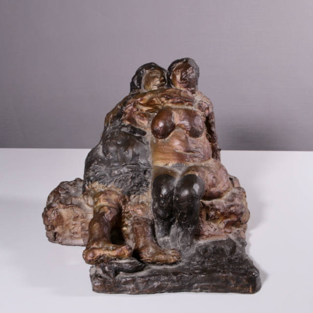 Bronzeskulptur von Alfred Hrdlicka (1928 - 2009 Wien)