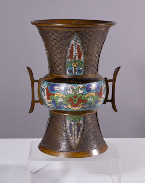 Cloisonné Vase China um 1900