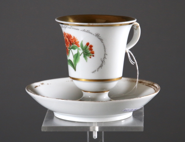 Ziertasse mit Unterteller