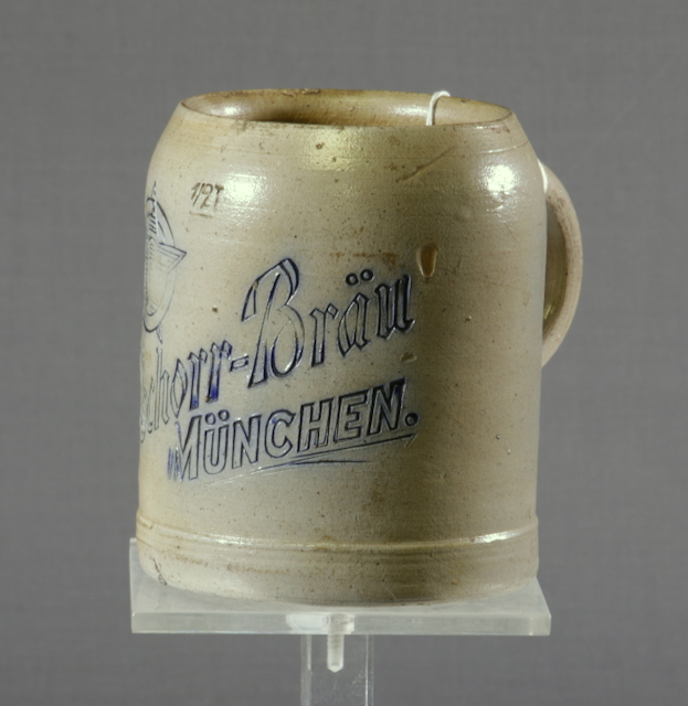 Steinzeugkrug wohl frühes 20. Jh.