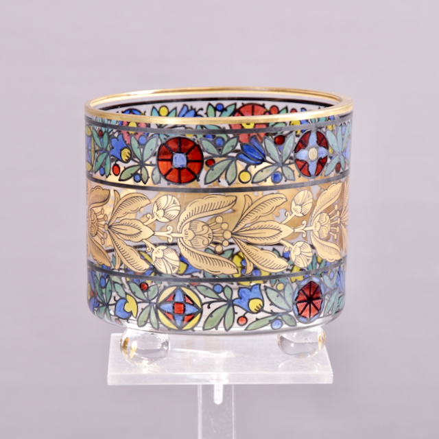 Jugendstil-Glasschale um 1920